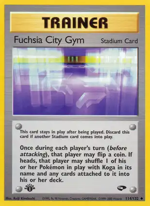 Fuchsia City Gym 114/132 Gym Challenge 1st Edition