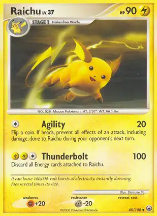 Raichu 45/100 Majestic Dawn