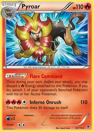 Pyroar 12/119 Phantom Forces