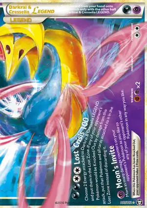Darkrai & Cresselia LEGEND 100/102 Triumphant
