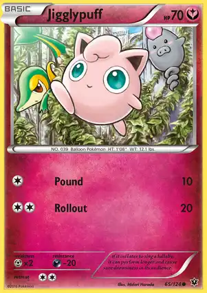 Jigglypuff 65/124 Fates Collide