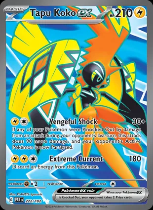 Tapu Koko ex 222/182 Paradox Rift