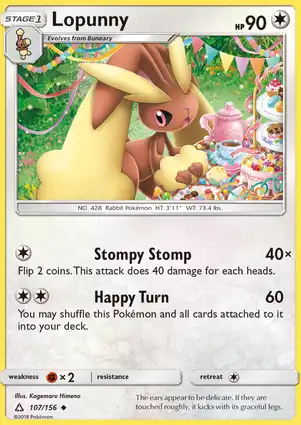Lopunny 107/156 Ultra Prism