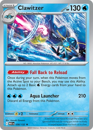 Clawitzer 038/132 Mega Evolution