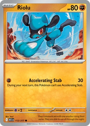Riolu 112/217 Ascended Heroes