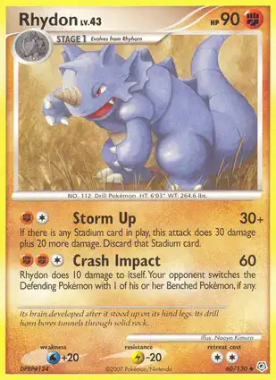 Rhydon 60/130 Diamond & Pearl