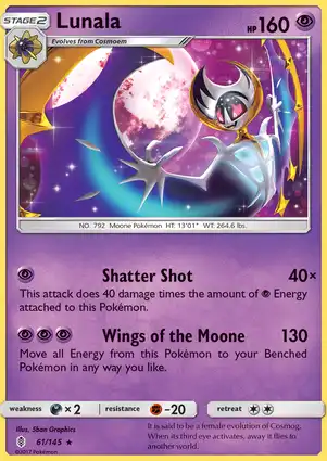 Lunala 61/145 Guardians Rising