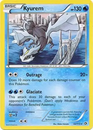 Kyurem 43/113 Legendary Treasures
