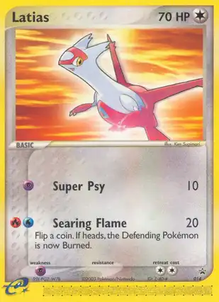 Latias 014 EX Nintendo Promos