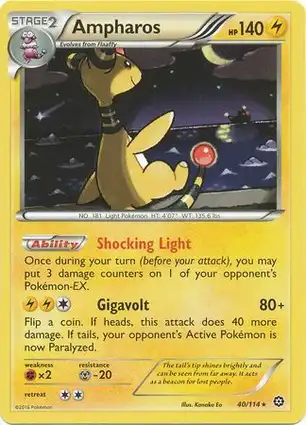Ampharos 40/114 Steam Siege