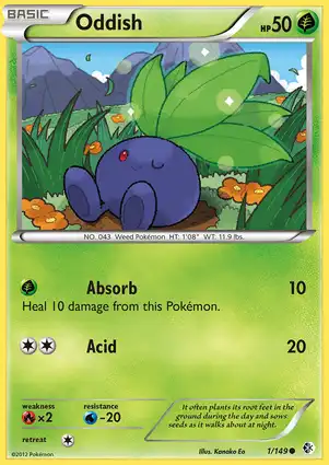 Oddish 1/149 Boundaries Crossed