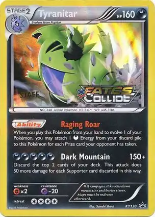 Tyranitar XY130 XY Promos