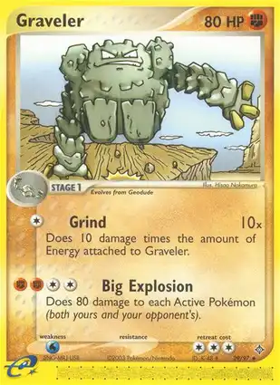 Graveler 29/97 EX Dragon