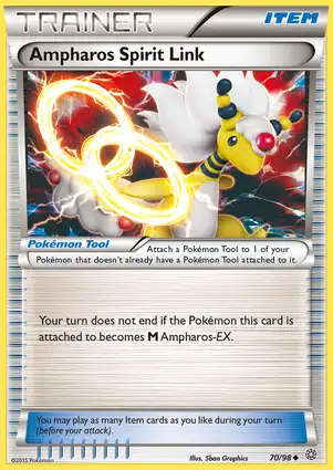 Ampharos Spirit Link 70/98 Ancient Origins