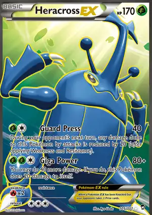 Heracross-EX 105/111 Furious Fists