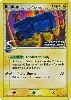 Beldum 59/113 EX Delta Species