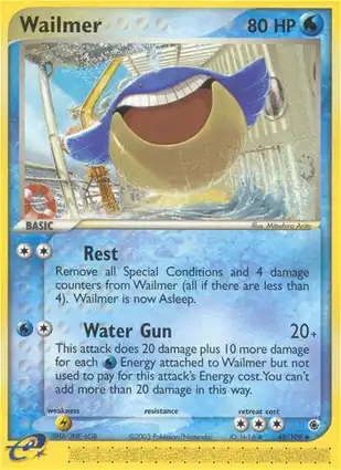 Wailmer 48/109 EX Ruby & Sapphire