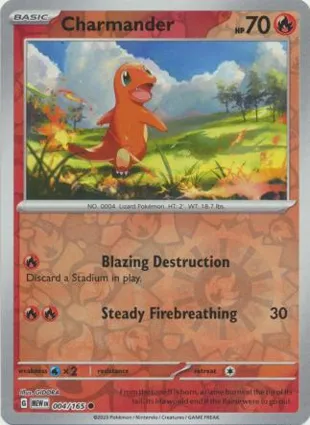 Charmander 004/165 Scarlet & Violet 151