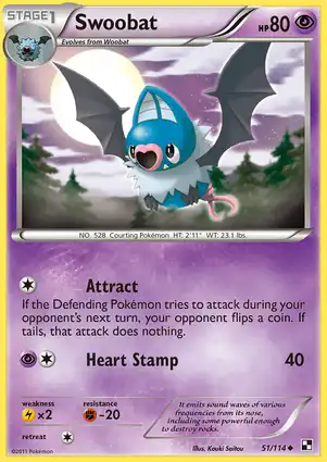 Swoobat 51/114 Black & White