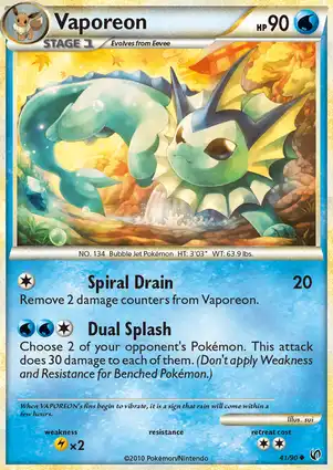 Vaporeon 41/90 Undaunted