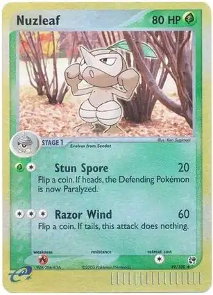 Nuzleaf 49/100 EX Sandstorm