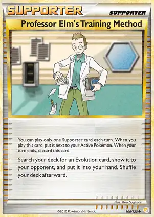 Professor Elm's Training Method 100/123 HeartGold & SoulSilver