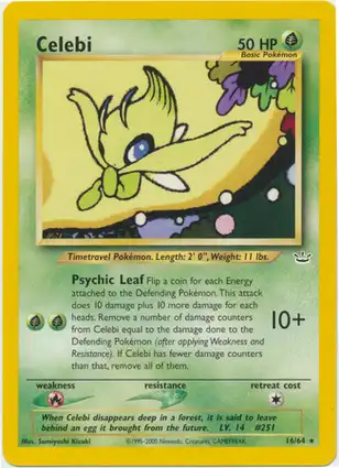 Celebi 16/64 Neo Revelation