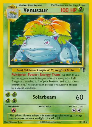 Venusaur 18/110 Legendary Collection