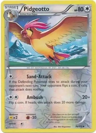 Pidgeotto 76/106 Flashfire