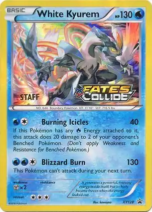White Kyurem XY128 XY Promos
