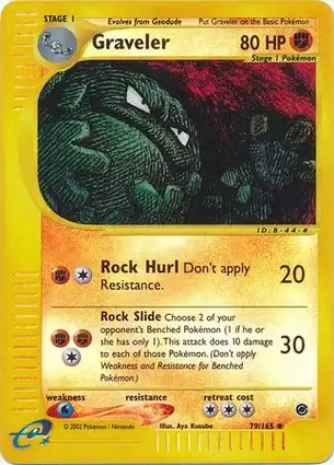 Graveler 79/165 Expedition Base Set