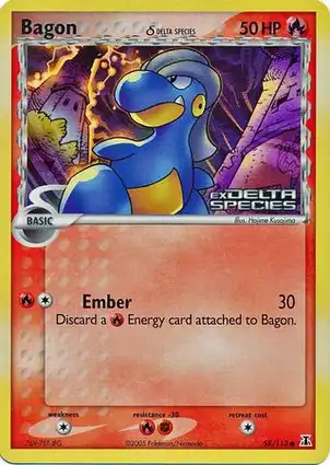 Bagon 58/113 EX Delta Species