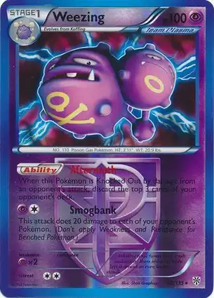 Weezing 58/135 Plasma Storm