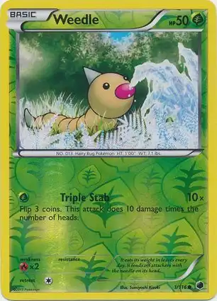 Weedle 1/116 Plasma Freeze