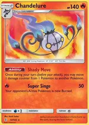 Chandelure 13/145 Guardians Rising