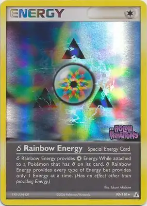 δ Rainbow Energy 98/110 EX Holon Phantoms