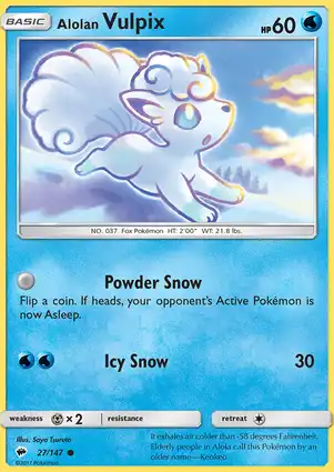 Alolan Vulpix 27/147 Burning Shadows