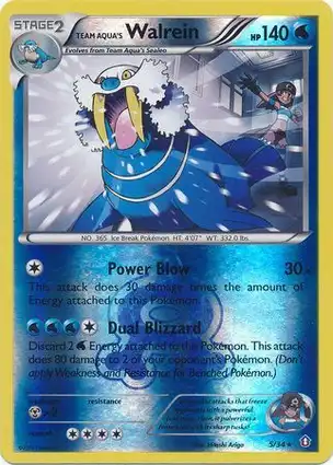 Team Aqua's Walrein 5/34 Double Crisis