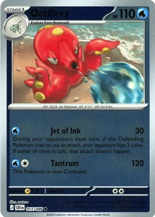 Octillery 017/086 Chaos Rising