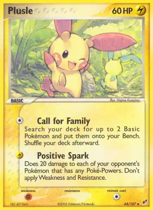 Plusle 44/107 EX Deoxys