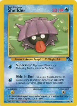 Shellder 54/62 Fossil