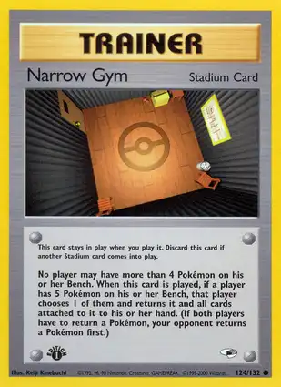 Narrow Gym 124/132 Gym Heroes 1st Edition
