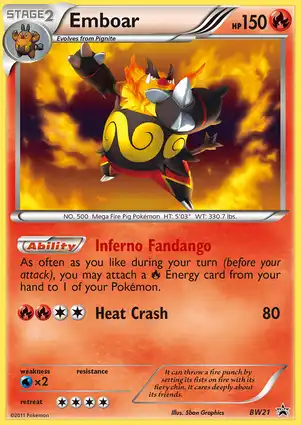 Emboar BW21 Black & White Promos