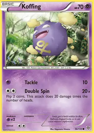 Koffing 56/135 Plasma Storm