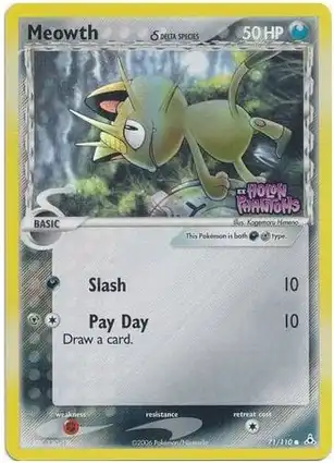 Meowth 71/110 EX Holon Phantoms