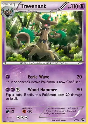 Trevenant XY14 XY Promos