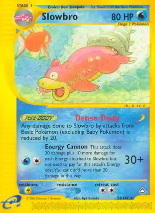 Slowbro 33/147 Aquapolis