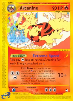 Arcanine 2/147 Aquapolis