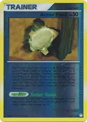 Armor Fossil 116/123 Mysterious Treasures