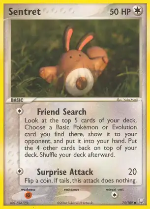 Sentret 75/109 EX Team Rocket Returns
